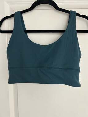 Lululemon Align Ribbed Bra Light Support A/B Cup Size 10 Reversible
